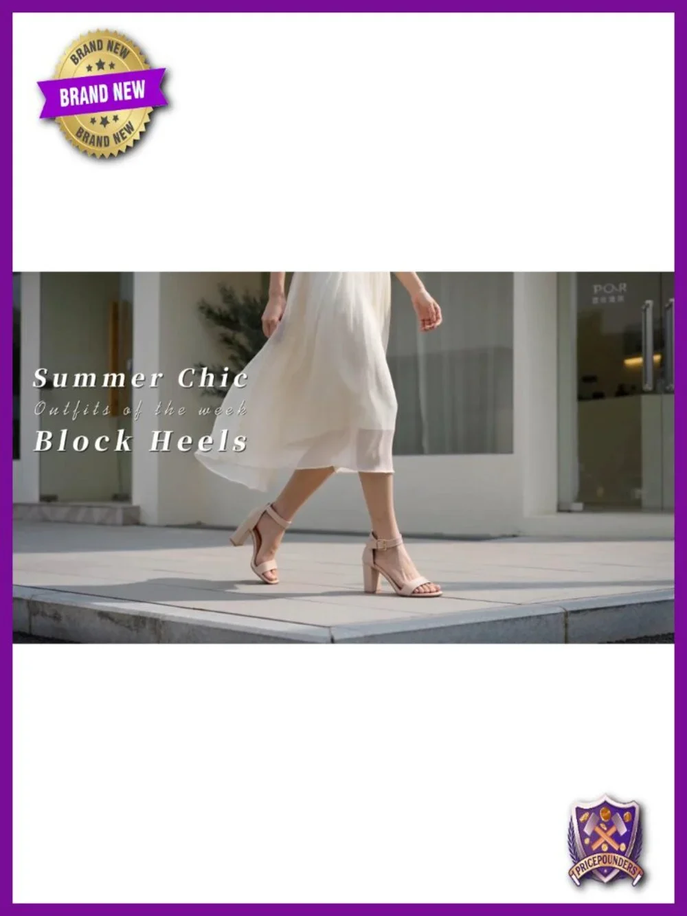Chunky Block High Heels Ankle Strap Heeled Sandals